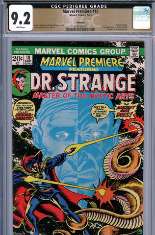Marvel Premiere #10 CGC graded 9.2 - first appearance of Shuma-Gorath PEDIGREE - SOLD!