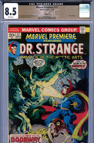 Marvel Premiere #12 CGC graded 8.5 - first app. of Lilia PEDIGREE