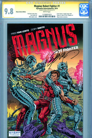 Magnus Robot Fighter #1 CGC graded 9.8 - SIGNATURE SERIES and variant