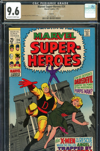 Marvel Super-Heroes #24 CGC graded 9.6 PEDIGREE - second highest graded - SOLD!