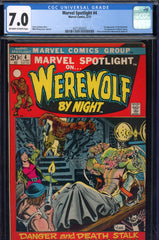 Marvel Spotlight #04 CGC 7.0 - third Werewolf by Night  1st Darkhold