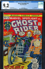 Marvel Spotlight #10 CGC 9.2 - pre-dates Ghost Rider #1