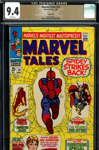 Marvel Tales #14 CGC graded 9.4 reprints early Marvel Super-Hero stories PEDIGREE
