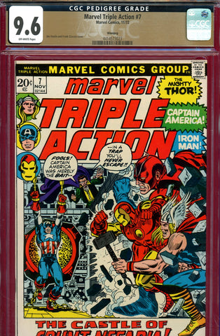 Marvel Triple Action #7 CGC graded 9.6 only 4 graded higher PEDIGREE