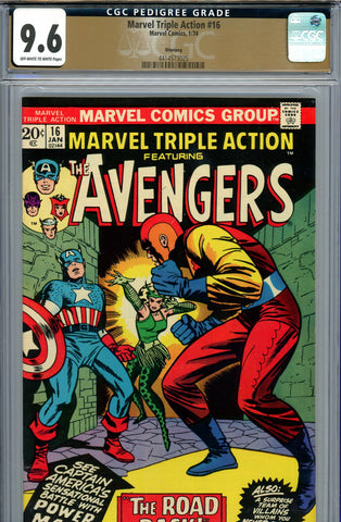 Marvel Triple Action #16 CGC graded 9.6 only 1 graded higher PEDIGREE