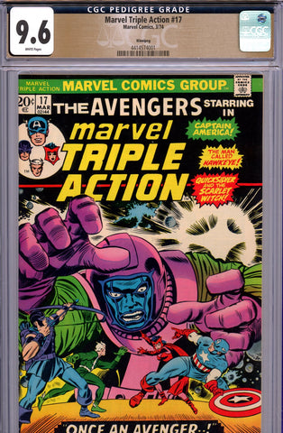 Marvel Triple Action #17 CGC graded 9.6 only 2 graded higher PEDIGREE