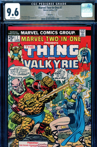 Marvel Two-In-One #07 CGC graded 9.6 Valkyrie cover/story PEDIGREE - SOLD!