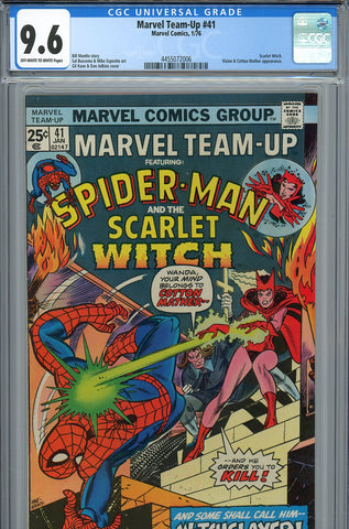 Marvel Team-Up #41 CGC graded 9.6 first appearance of Witchslayer