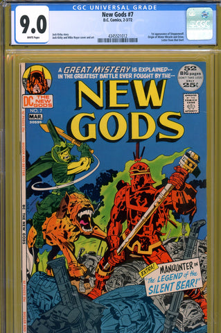 New Gods #07 CGC graded 9.0 - first appearance of Steppenwolf - SOLD!