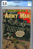 Our Army At War #14 CGC graded 2.5 Grandenetti cover cover later swiped with OAAW #240