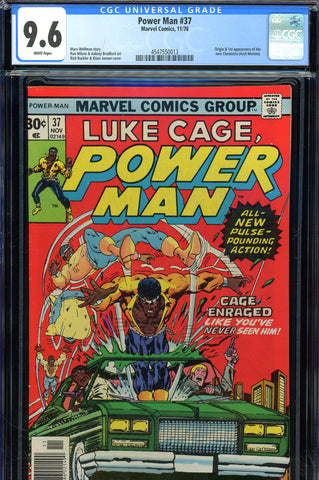 Power Man #37 CGC graded 9.6 - origin/ 1st appearance of the new Chemistro