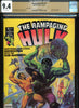 Rampaging Hulk #6 CGC graded 9.4 - vs. Sub-Mariner - Ken Barr cover PEDIGREE