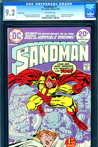 Sandman #1 CGC 9.2 VARIANT COVER (scarce!)
