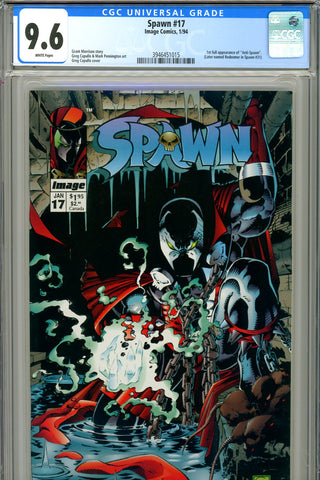 Spawn #17 CGC graded 9.6 - first FULL appearance of Anti-Spawn - SOLD!