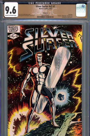 Silver Surfer vol2 #1 CGC graded 9.6 - Stan Lee story PEDIGREE