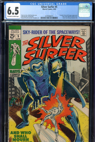 Silver Surfer #05 CGC 6.5 - Stranger cover and story - SOLD!