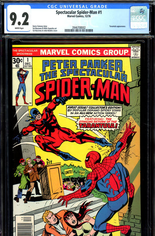 Spectacular Spider-Man #01 CGC graded 9.2 - fourth highest graded - SOLD!