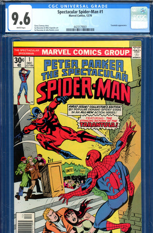 Spectacular Spider-Man #01 CGC graded 9.6 - first Dr. Lansky (Lightmaster) - SOLD!