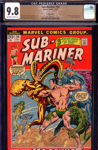 Sub-Mariner #64 CGC 9.6 Chaykin cover/art/story PEDIGREE - SOLD!