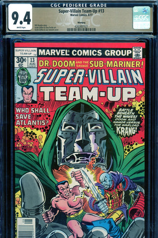 Super-Villain Team-Up #13 CGC graded 9.4 - PEDIGREE classic Doom cover - SOLD!
