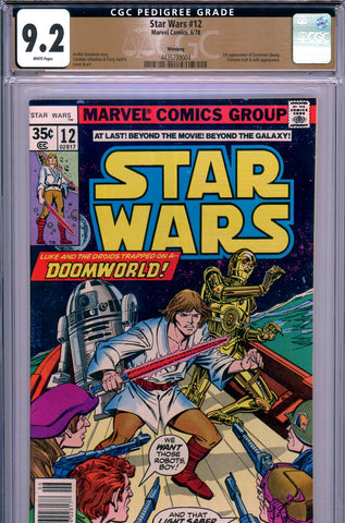 Star Wars #12 CGC 9.2 - first appearance of Governor Quarg PEDIGREE