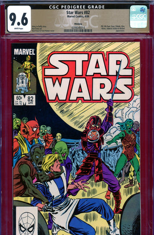 Star Wars #82 CGC graded 9.6 PEDIGREE - Mary Jo Duffy story - SOLD!