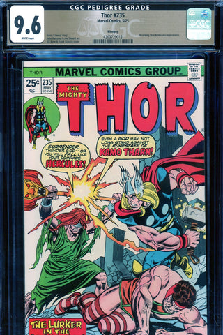 Thor #235 CGC graded 9.6 - first Kamo Tharn PEDIGREE - SOLD!