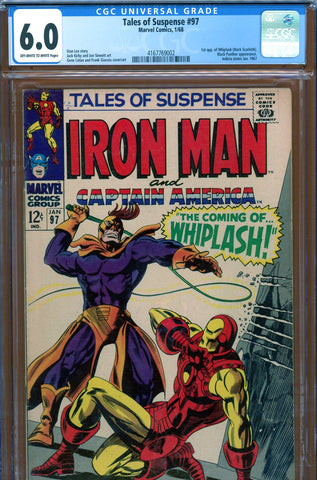 Tales of Suspense #97 CGC graded 6.0 first appearance of Whiplash - SOLD!