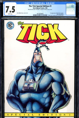 The Tick Special Edition #1 CGC graded 7.5 first app. of the Tick in comics - SOLD!