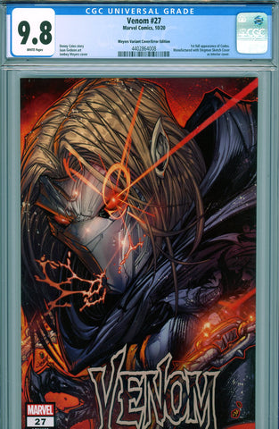 Venom #27 CGC 9.8 Meyers Variant Cover/Error Edition HIGHEST GRADED