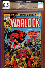 Warlock #11 CGC graded 8.5  - Starlin cover, story and art PEDIGREE