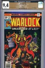 Warlock #15 CGC graded 9.4 - Starlin cover, story and art PEDIGREE