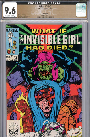 What If? #42 CGC 9.6 last Bronze Age issue - Invisible Girl had died? PEDIGREE