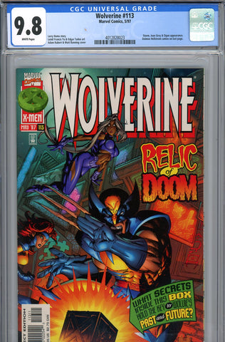 Wolverine #113 CGC graded 9.8 - Storm, Jean Grey and Ogun appearance HIGHEST GRADED