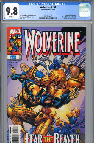 Wolverine #141 CGC graded 9.8 Generation X appearance HIGHEST GRADED