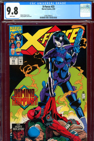 X-Force #23 CGC graded 9.8 - Domino Triumphant! HIGHEST GRADED