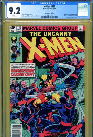 X-Men #133 CGC graded 9.2 - Newsstand Ed. Hellfire Club appearance - SOLD!