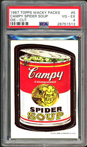 1967 Topps Wacky Packs Die-Cut #05 PSA GRADED 4 NRT - SOLD!