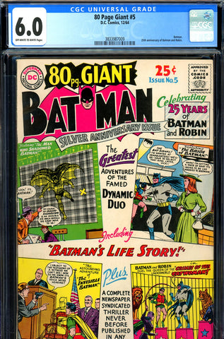 Eighty Page Giant #05 CGC graded 6.0 Silver Anniversary Issue - SOLD!