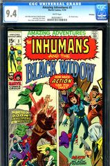Amazing Adventures #03 CGC graded 9.4 Inhumans/Black Widow PEDIGREE
