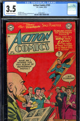 Action Comics #185 CGC graded 3.5 Plastino cover/art - SOLD!