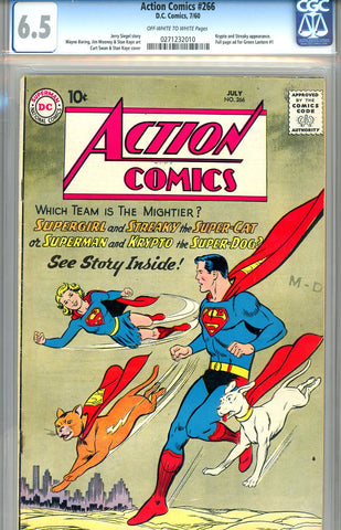 Action Comics #266  CGC graded 6.5 - SOLD!