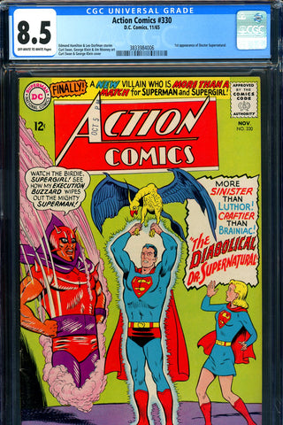 Action Comics #330 CGC graded 8.5 - first appearance of Doctor Supernatural - SOLD!