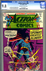 Action Comics #369   CGC graded 9.8  SINGLE HIGHEST GRADED! SOLD!