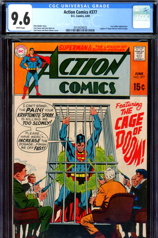 Action Comics #377 CGC graded 9.6 - Neal Adams cover SOLD!
