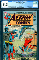 Action Comics #392 CGC graded 9.2 - last Legion in title - SOLD!