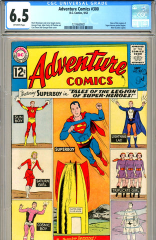 Adventure Comics #300 CGC graded 6.5 Legion series begins - SOLD!