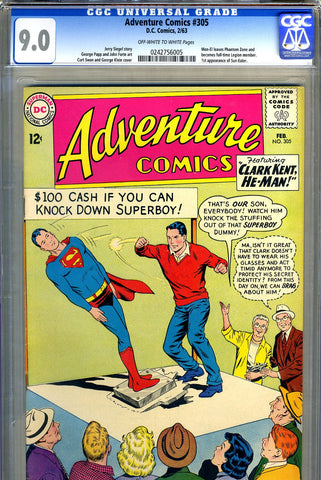Adventure Comics #305 CGC graded 9.0 - SOLD!