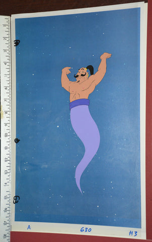 Original production cel -"Aladdin"- by Golden Films 042 OVER-SIZED 18" x 10.50"