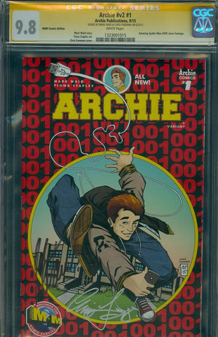 Archie #V2 #1 CGC graded 9.8 - M&M Comics Edition - HG (signed) - SOLD!